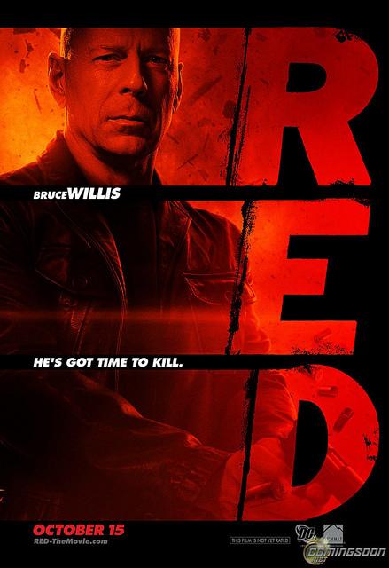 Póster de ‘Red’, la nueva película de Bruce Willis.