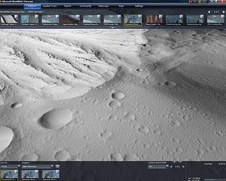 Captura de pantalla del software WorldWide Telescope