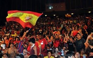 Las celebraciones del Mundial de Futbol en España