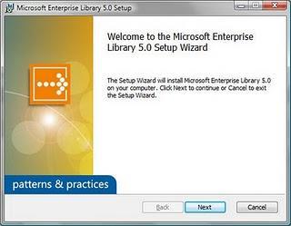 Disponible Microsoft Enterprise Library 5.0