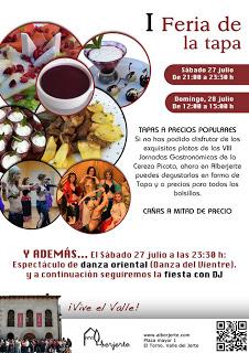 I Feria de la Tapa Alberjerte. Valle del Jerte
