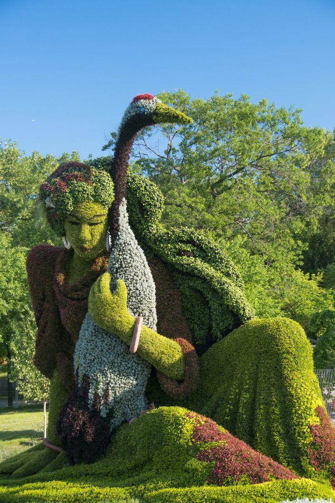 Estatuas  verdes vivas (Mosaïcultures Internationales Montréal 2013)