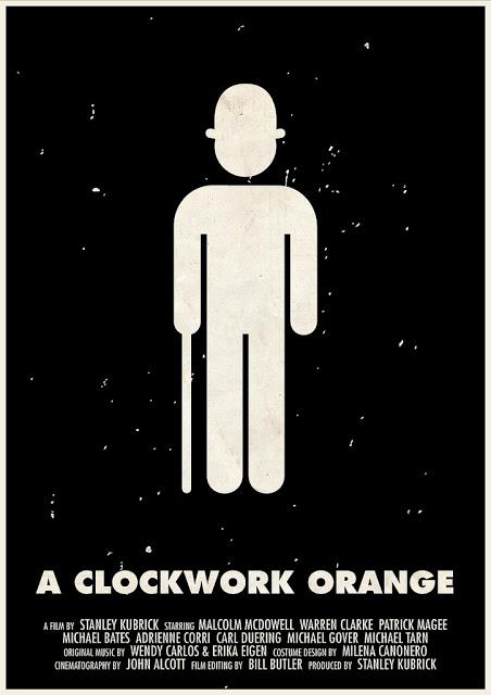 la naranja mecánica poster