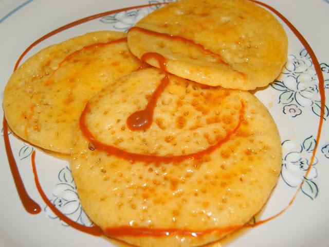 Beghrir con Miel (Crepes marroquies)