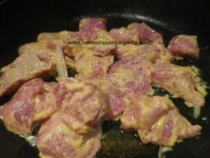 solomillo mostaza manzana y3 Salteado de solomillo Ibérico con mostaza y manzanas