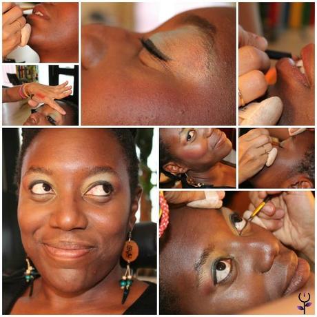 Sesión de moda, maquillaje y fotografía Sesión de maquillaje