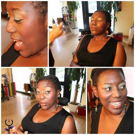 Sesión de moda, maquillaje y fotografía Sesión de maquillaje