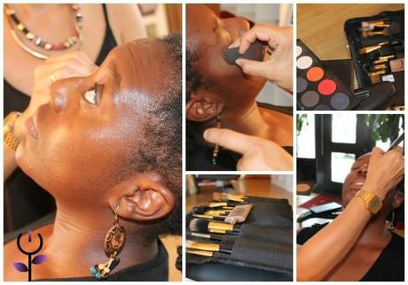 Sesión de moda, maquillaje y fotografía Sesión de maqulilaje en Rainbow Perruquers