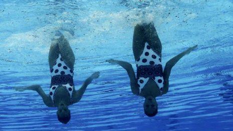 Diseño de los bañadores del equipo español de natación sincronizada en BCN 2013