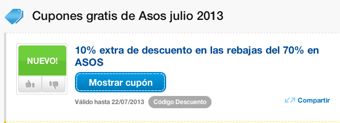 Cómo comprar en ASOS con descuentos
