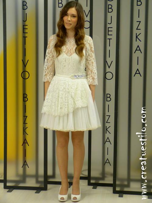 El blog en televisión, con un vestido de novia de Alicia Rueda (1)