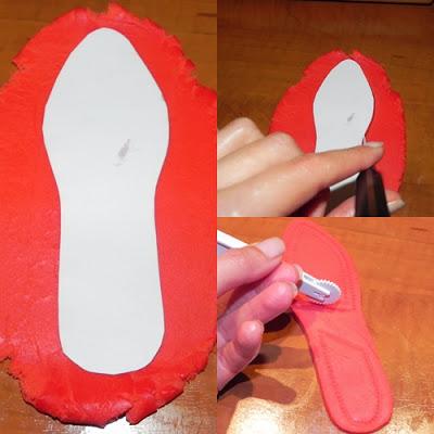 ZAPATO DE FONDANT