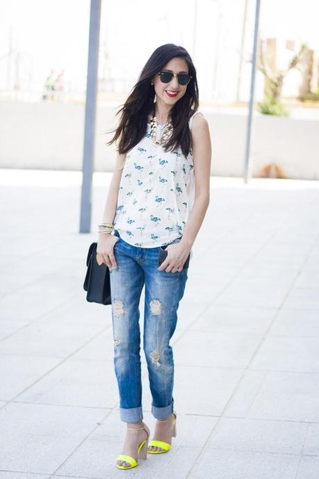 Flamingo Print - Estampado de Flamenco