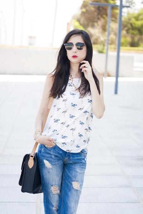 Flamingo Print - Estampado de Flamenco
