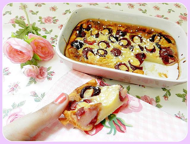 Clafoutis de cerezas