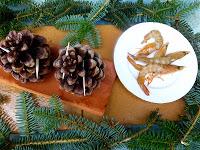 Gambones Asados al Aroma de Pino Piñonero