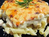 Macarrones bechamel ligera