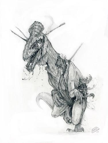 Los dinosaurios zombies de Ryan DeLuca