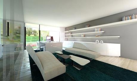 NUEVA PROPUESTA PARA EL INTERIORISMO DE LA VIVIENDA A-CERO EN BARCELONA: ZONAS  DE TRABAJO