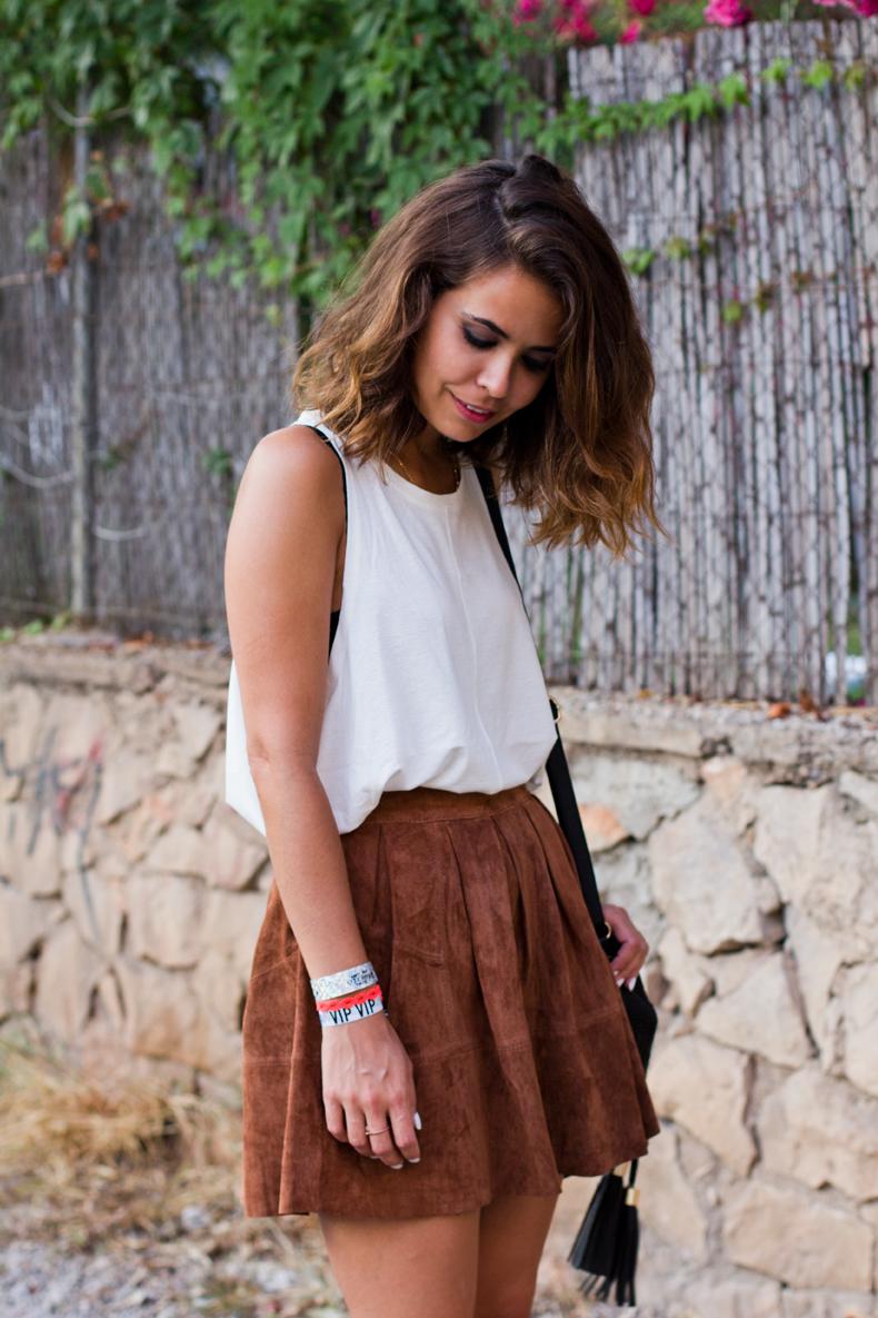 Suede Skirt