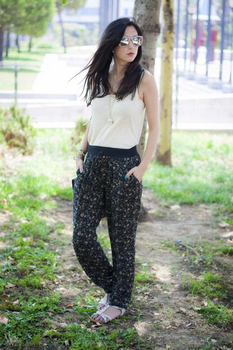 Floral Print Pants