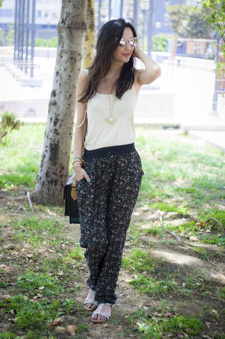 Floral Print Pants