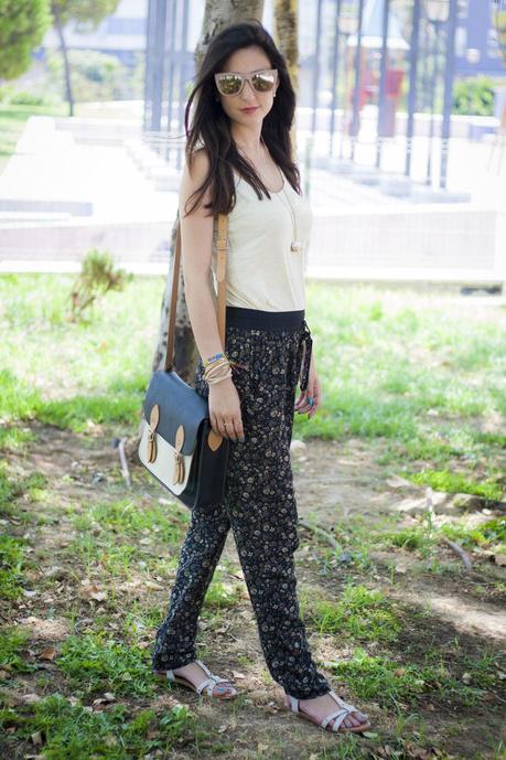 Floral Print Pants