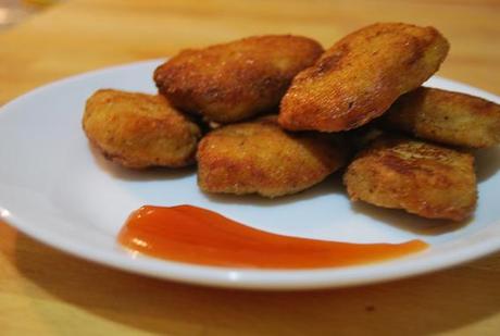 Receta de nuggets caseros con salsa agridulce
