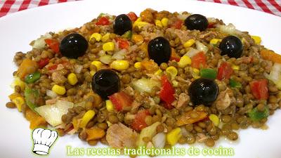 ensalada de lentejas