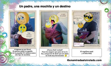 Un padre, una mochila, un destino