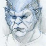 Proceso de creación de Bestia para X-Men: Primera Generación Diseño conceptual de Bestia para X-Men: Primera Generación