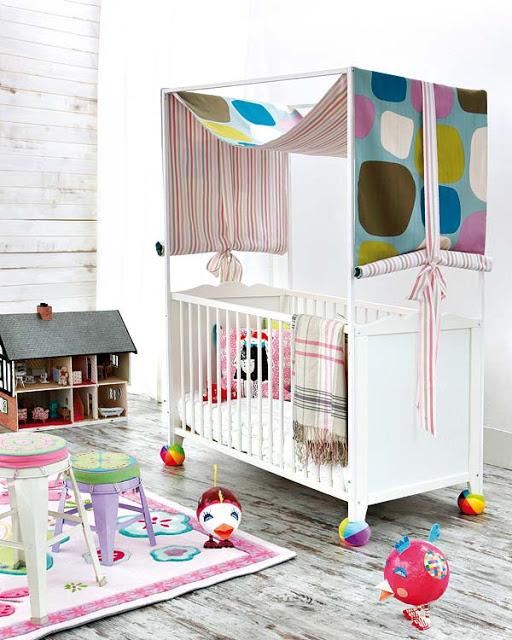 DIY...UN DOSEL PARA LA CUNA