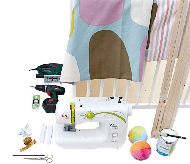 DIY...UN DOSEL PARA LA CUNA