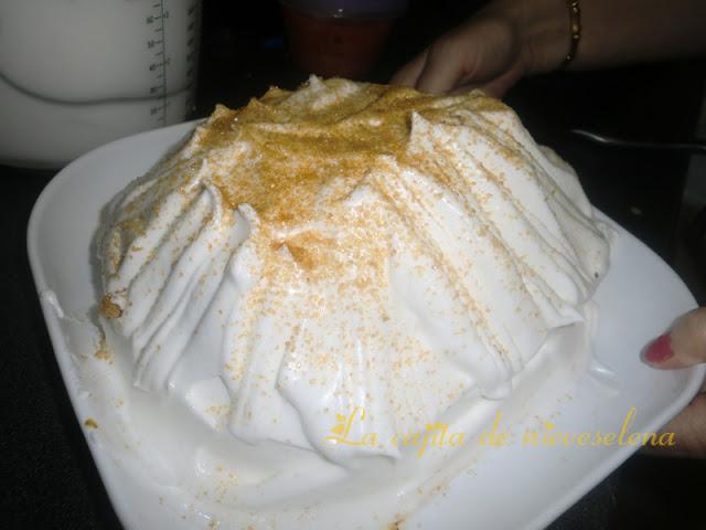 Baked Alaska (helado en soufflé)