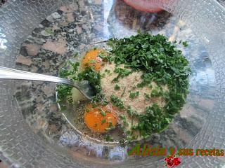 FLAN DE MERLUZA Y GAMBAS