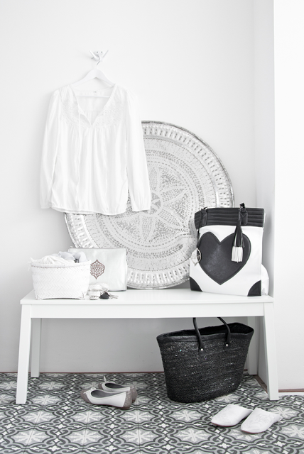 Una vivienda de inspiracion Marroquie en Blanco.