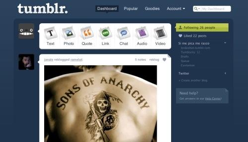 Tumblr la red social que genera tendencias.