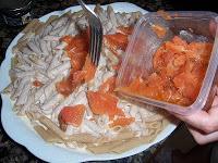 MACARRONES CON SALMON MACARRONES CON SALMON