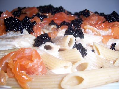 MACARRONES CON SALMON