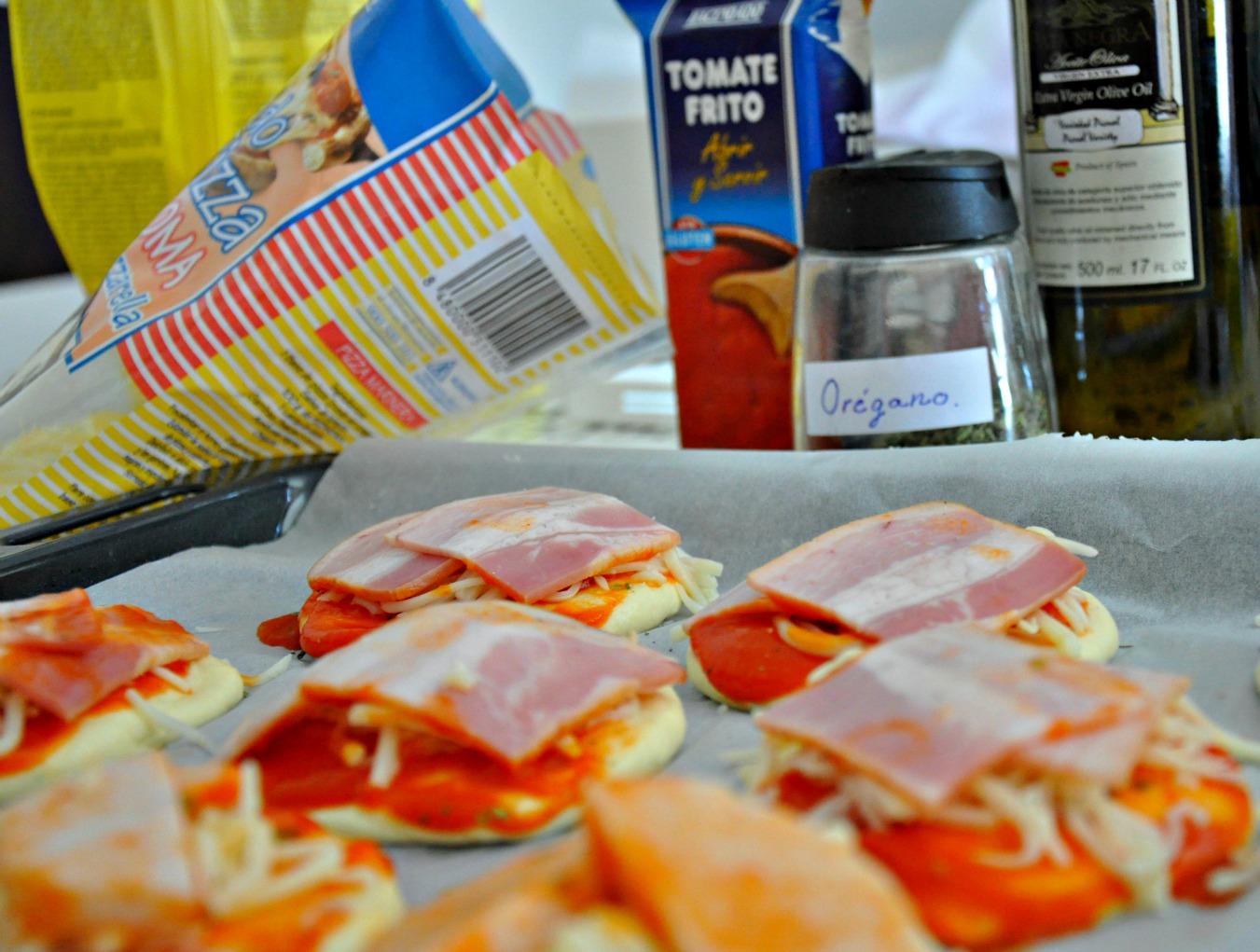 Mini Pizzas Sin Gluten