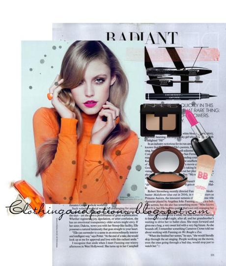 Pink lips, orange ring **look maquillaje**