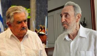 Se encuentra José Mujica con Fidel Castro