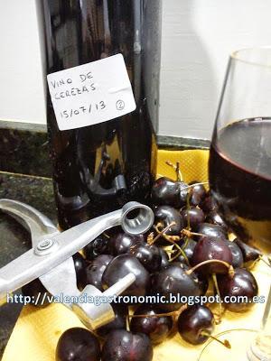 Vino de cerezas de montaña de Alicante