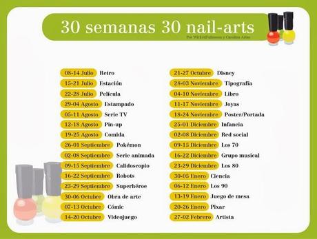 Reto 30 semanas 30 nail arts