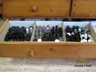 Como organizo mis esmaltes