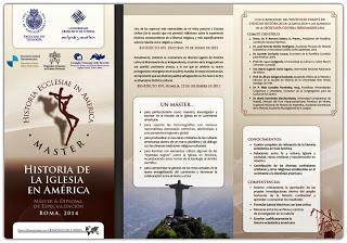 Máster de Historia de la Iglesia en América