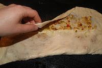 Msemen salado de pollo