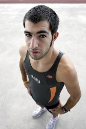 El atleta lucense Maximiliano Rodríguez ha ganado el bronce en Lyon en la prueba de los 100 metros (AEP)