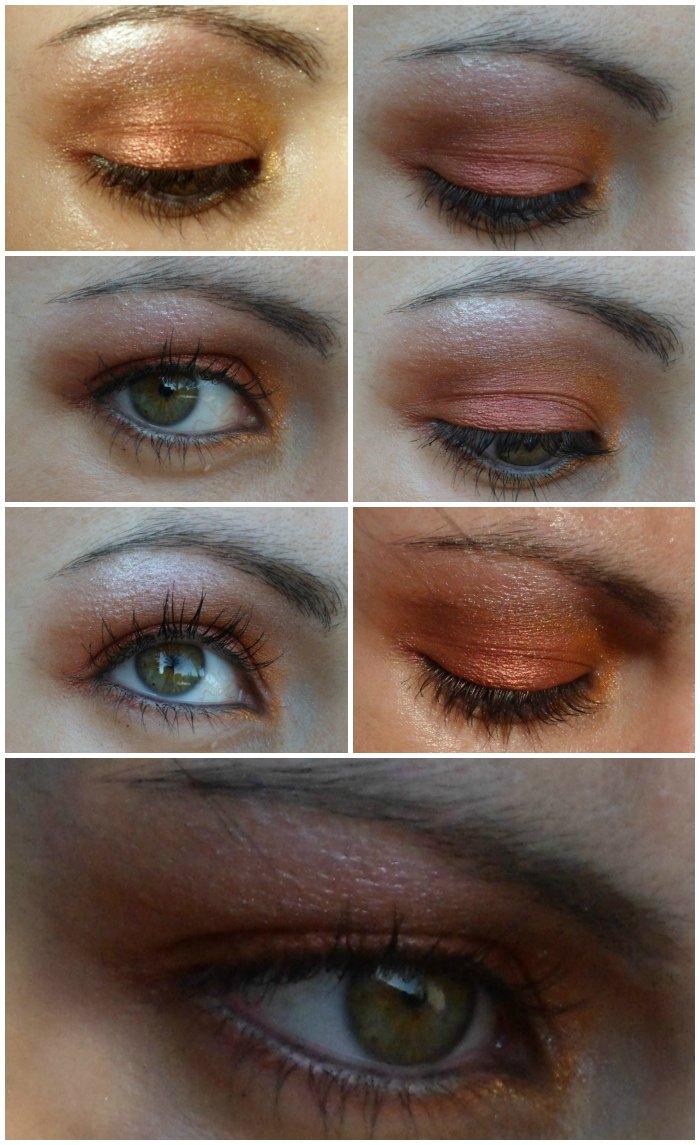 Maquillaje atardecer en tonos naranjas