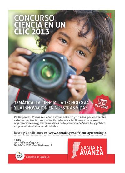 Concurso fotográfico “Ciencia en un clic” (Santa Fe, Argentina)